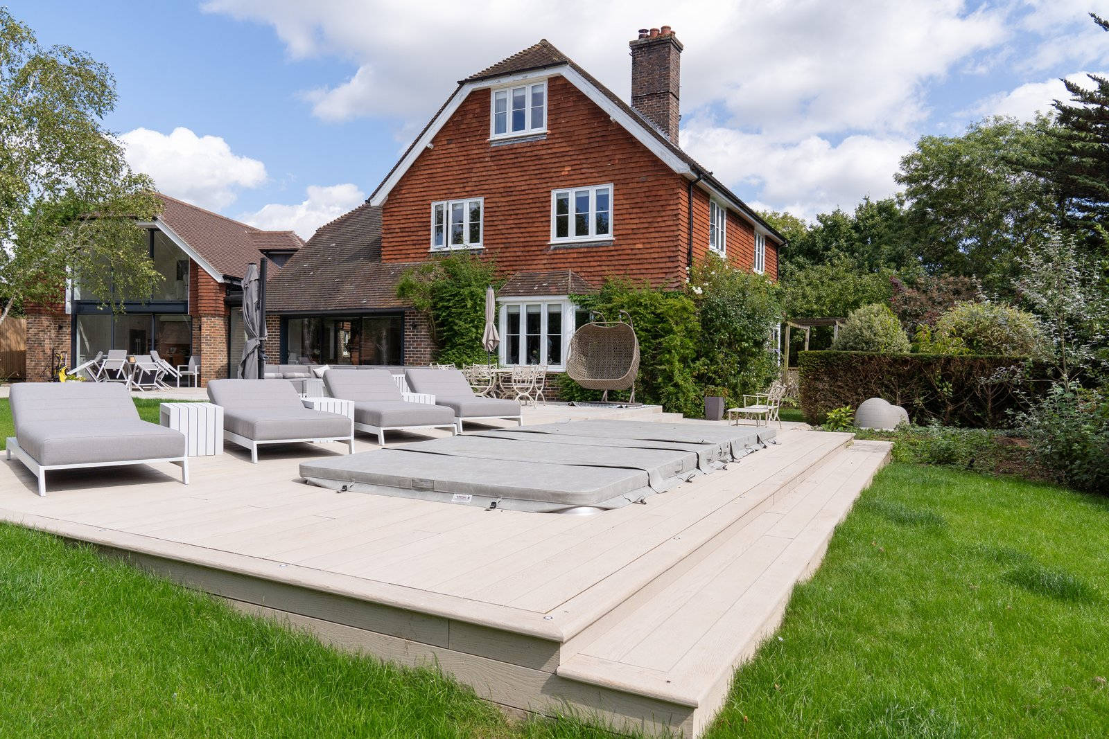 Photograph of Garage New Build Sun Lounger Area